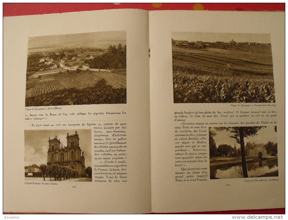 Champagne Ardennes Nord. revue Le visage de la France. 1925. 32 pages. édition Horizons de France