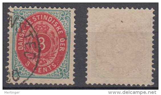 Dänemark Denmark West India Mi# 6 IIb Used 3c 1876 - Denmark (West Indies)