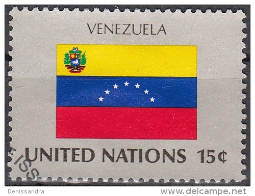 Nations Unies (New York) 1980 Yvert 326 O Cote (2015) 0.70 Euro Drapeau Venezuela Cachet Rond - Gebruikt