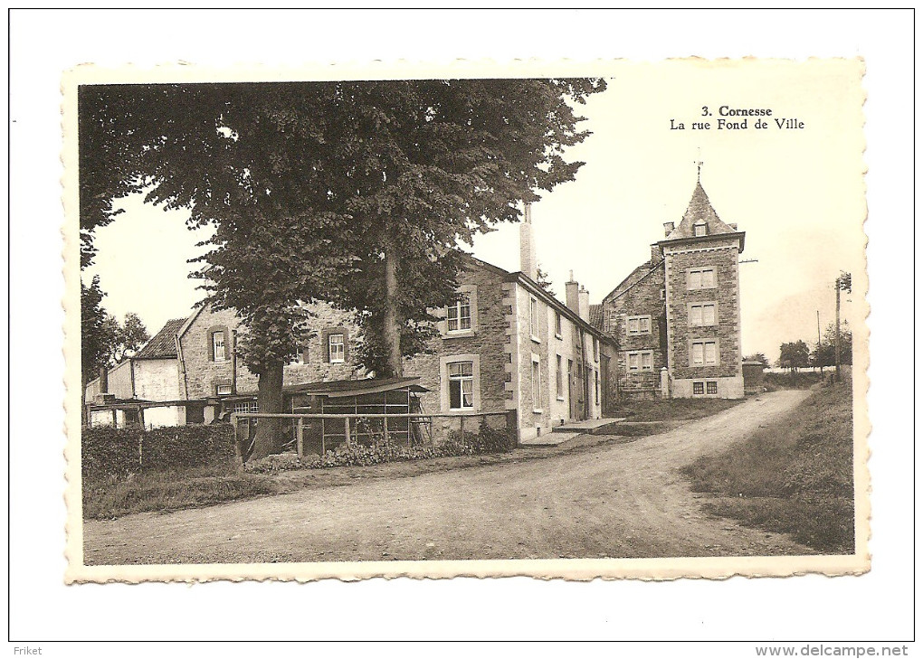 - 1703 -     CORNESSE La Rue Fond De Ville - Pepinster