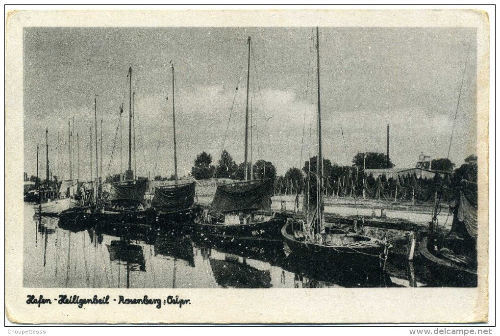 Heiligenbeil  - Hafen -  Rosenberg - Ostpreussen