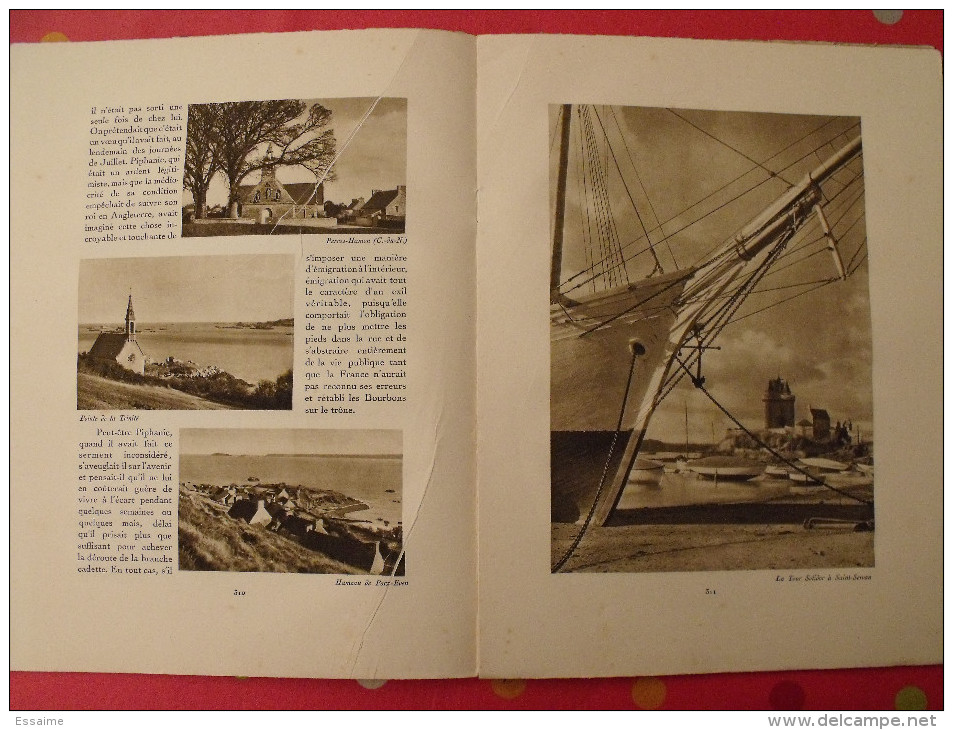 La Bretagne. revue Le visage de la France. 1925. 32 pages. édition Horizons de France