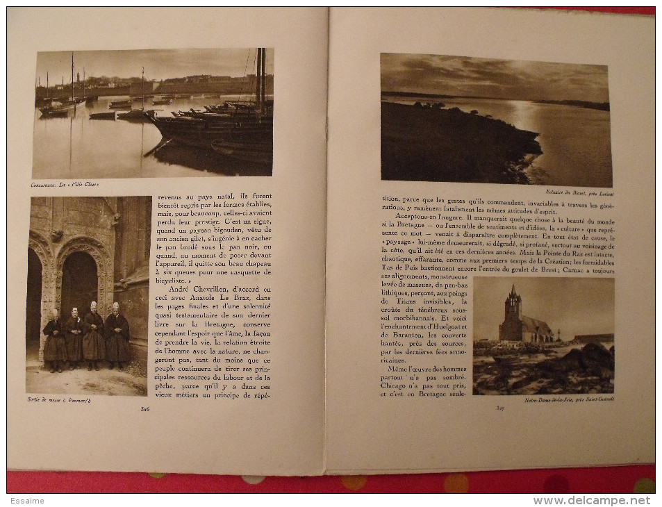 La Bretagne. revue Le visage de la France. 1925. 32 pages. édition Horizons de France