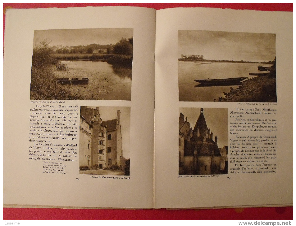 La Vallée de la Loire. revue Le visage de la France. 1925. 32 pages. édition Horizons de France