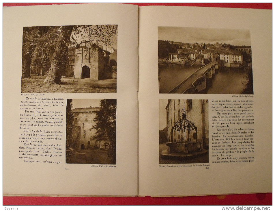 La Vallée de la Loire. revue Le visage de la France. 1925. 32 pages. édition Horizons de France