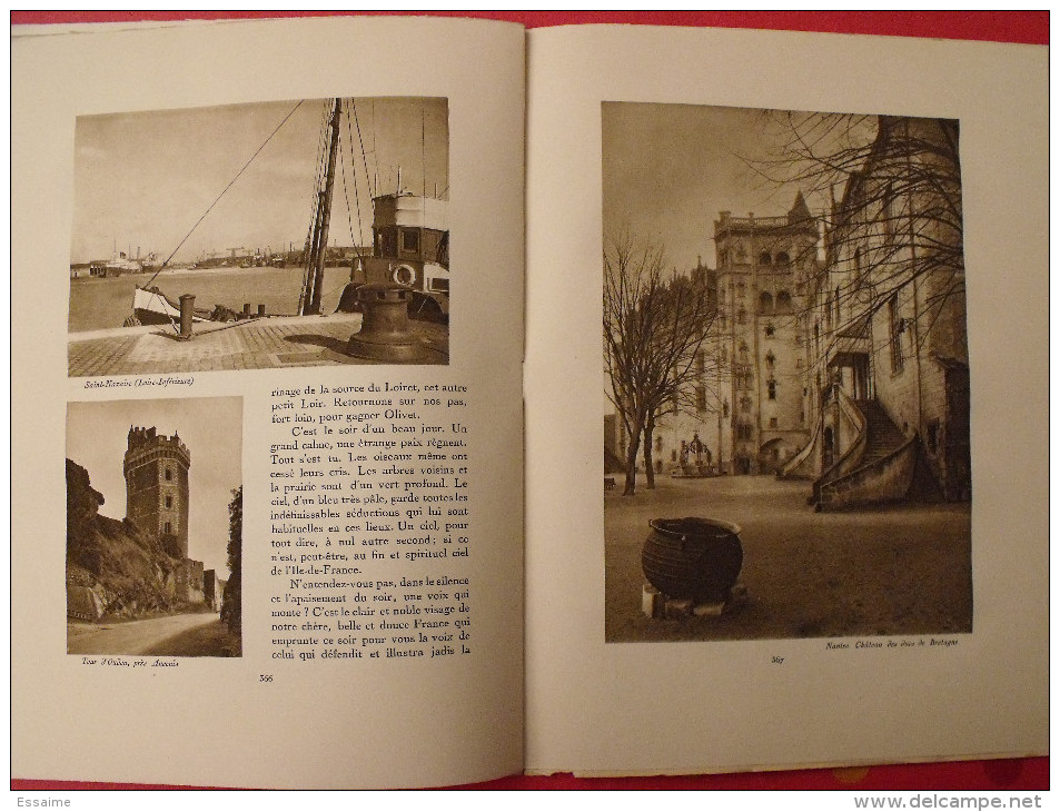 La Vallée de la Loire. revue Le visage de la France. 1925. 32 pages. édition Horizons de France