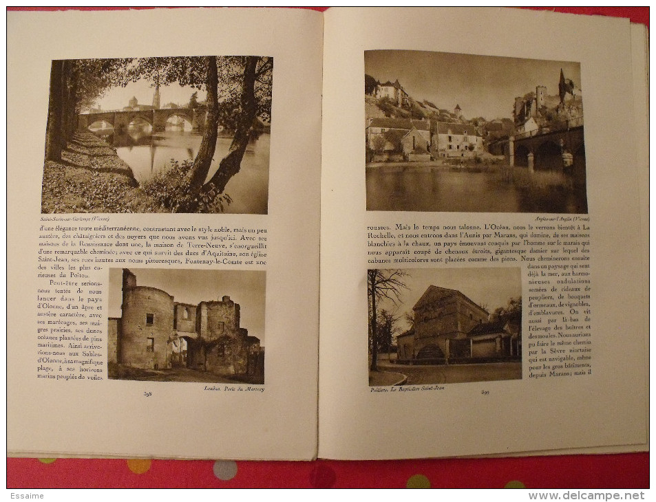 Poitou Angoumois Saintonge. revue Le visage de la France. 1925. 32 pages. édition Horizons de France