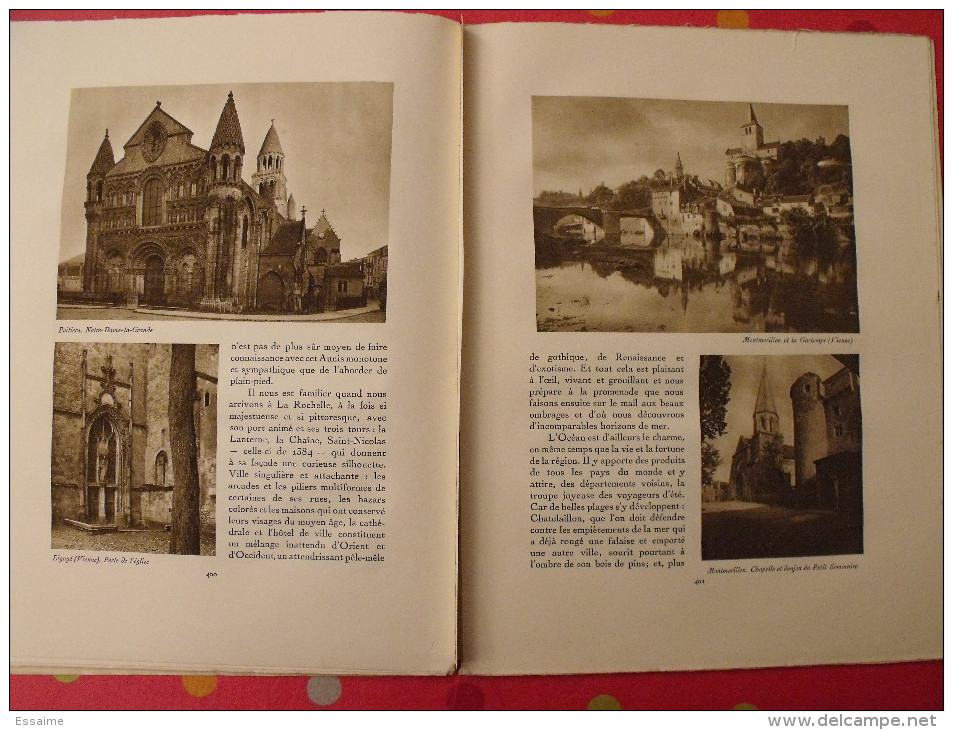 Poitou Angoumois Saintonge. revue Le visage de la France. 1925. 32 pages. édition Horizons de France