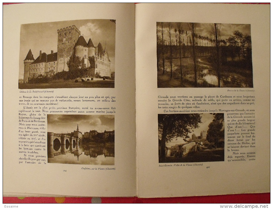 Poitou Angoumois Saintonge. revue Le visage de la France. 1925. 32 pages. édition Horizons de France