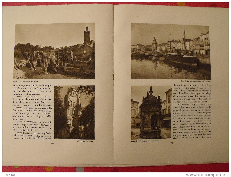 Poitou Angoumois Saintonge. revue Le visage de la France. 1925. 32 pages. édition Horizons de France