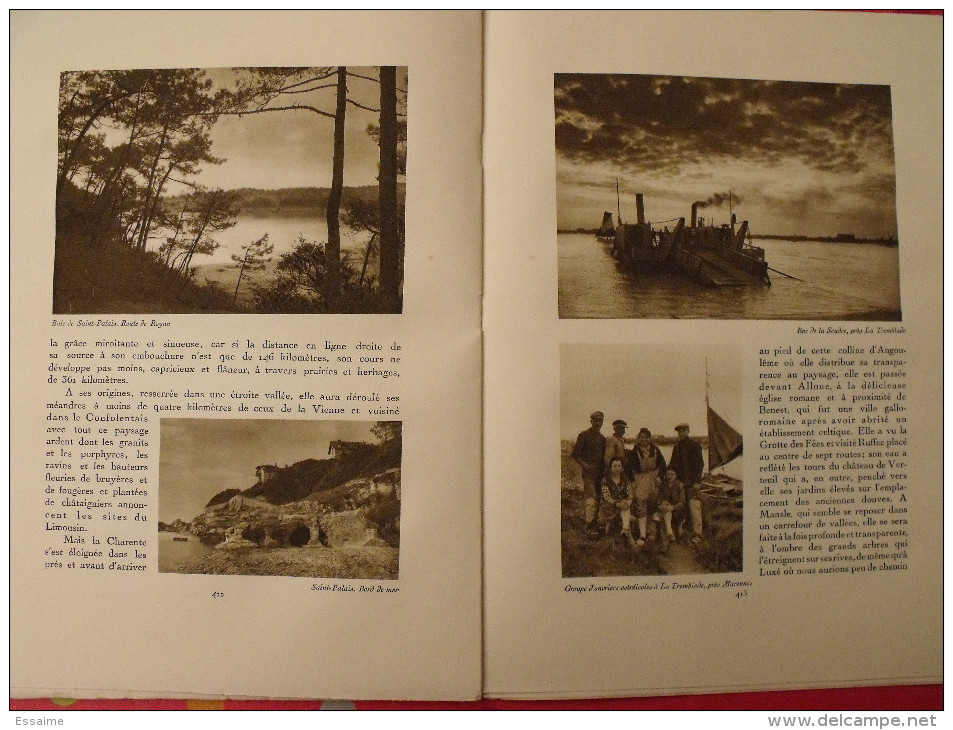 Poitou Angoumois Saintonge. revue Le visage de la France. 1925. 32 pages. édition Horizons de France