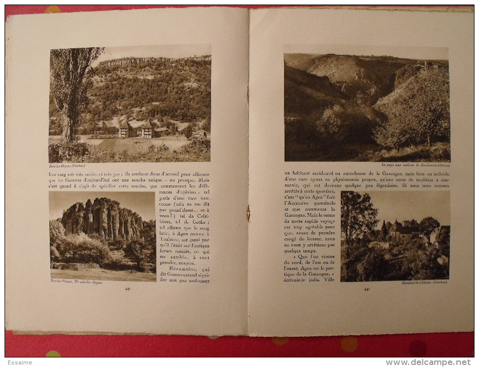 Limousin Quercy Périgord. revue Le visage de la France. 1925. 32 pages. édition Horizons de France