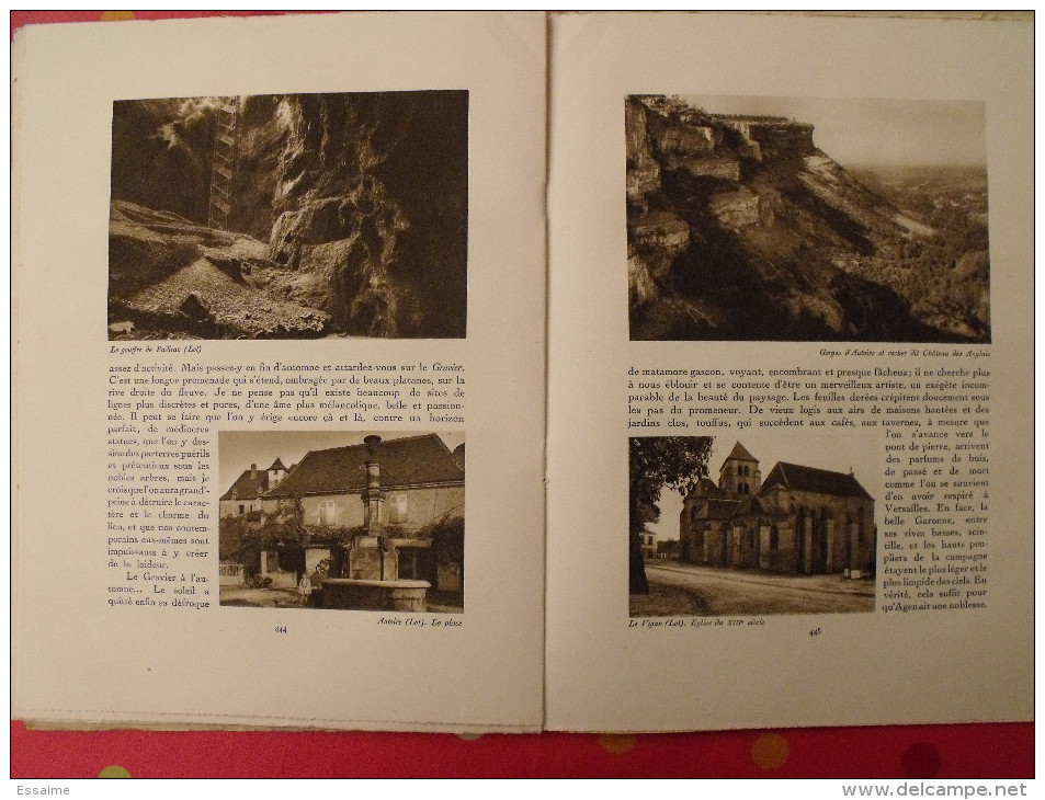 Limousin Quercy Périgord. revue Le visage de la France. 1925. 32 pages. édition Horizons de France