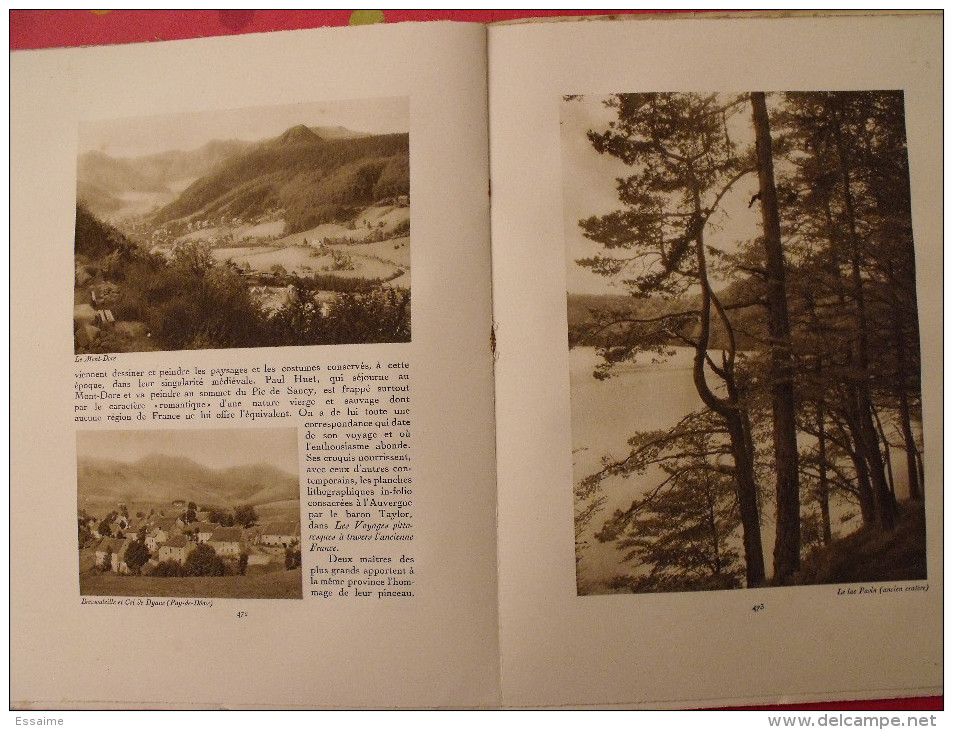 Auvergne Massif central. revue Le visage de la France. 1925. 32 pages. édition Horizons de France