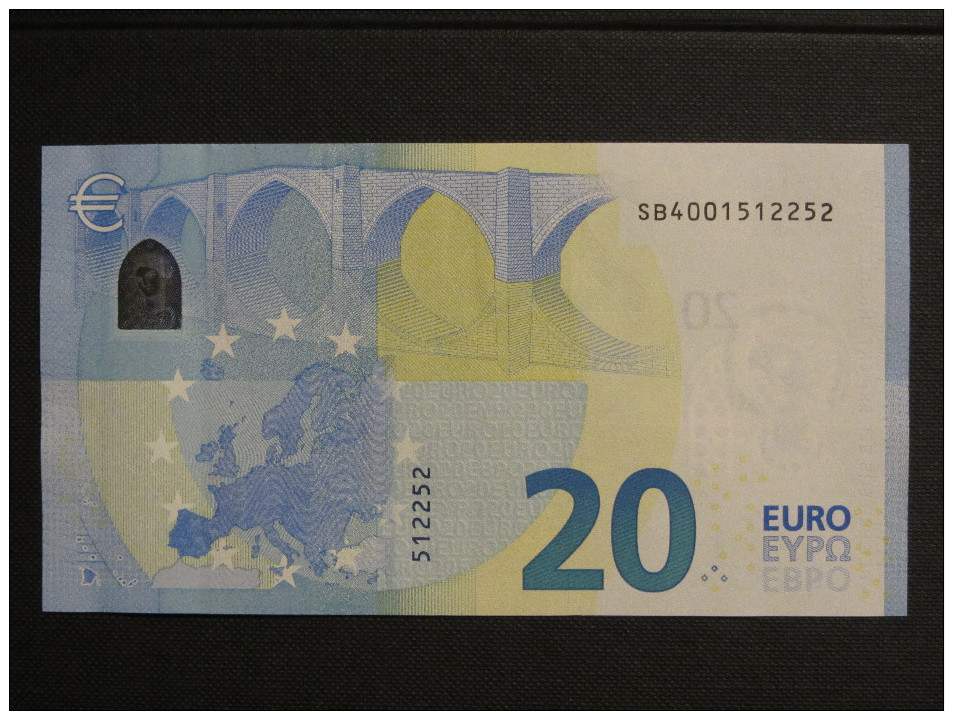 20 Euro ITALY S001D5 SB4001512252 - 20 Euro