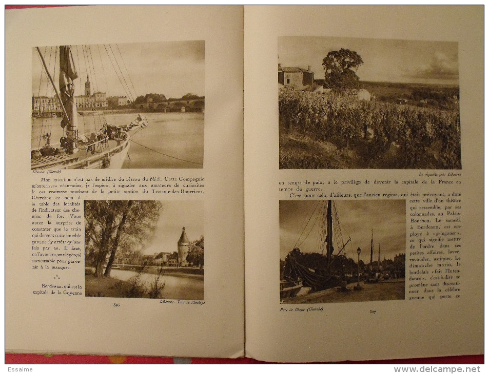 Gascogne Guyenne Cote d´Argent. revue Le visage de la France. 1925. 32 pages. édition Horizons de France