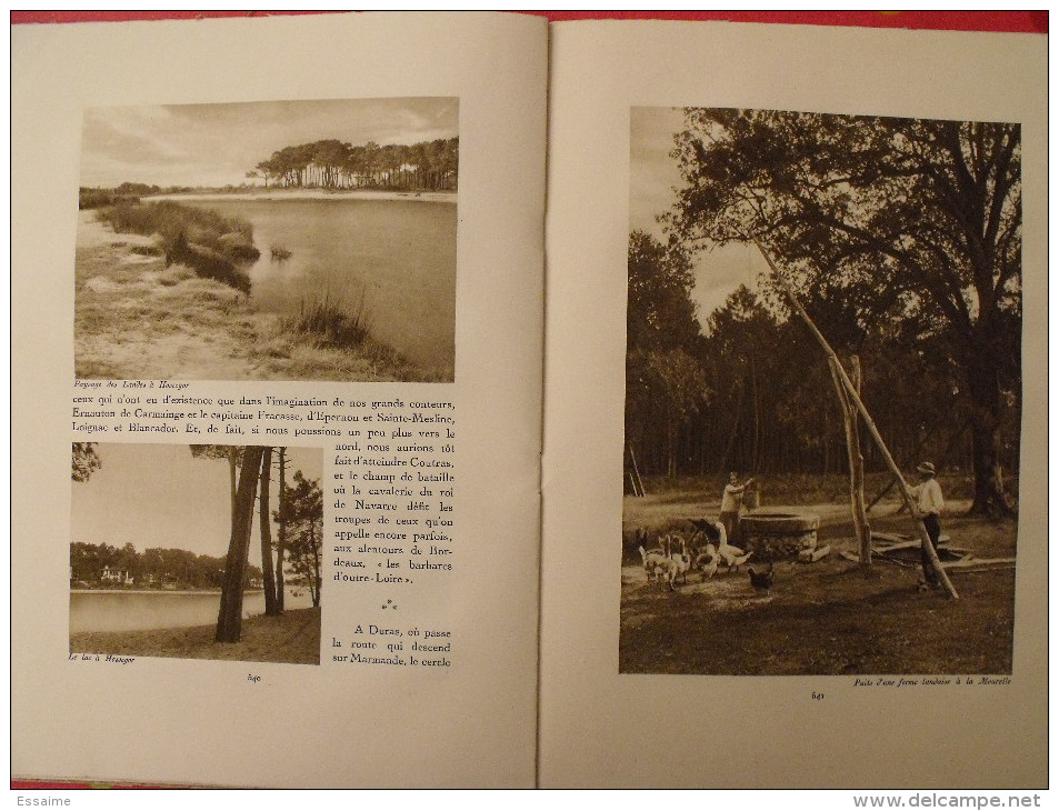 Gascogne Guyenne Cote d´Argent. revue Le visage de la France. 1925. 32 pages. édition Horizons de France