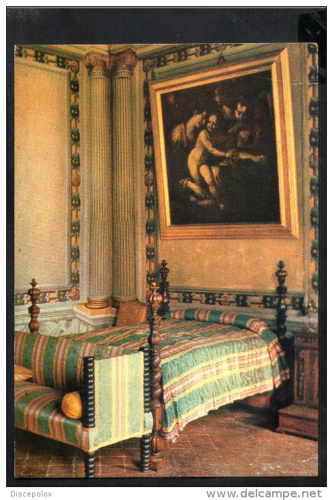 P4154 Piccolo Comune Di Bisuschio ( 4000 Ab. In Prov. Di VARESE ) Villa CICOGNA - LETTO E DIPINTO - Quadro, Tableau - Altri & Non Classificati