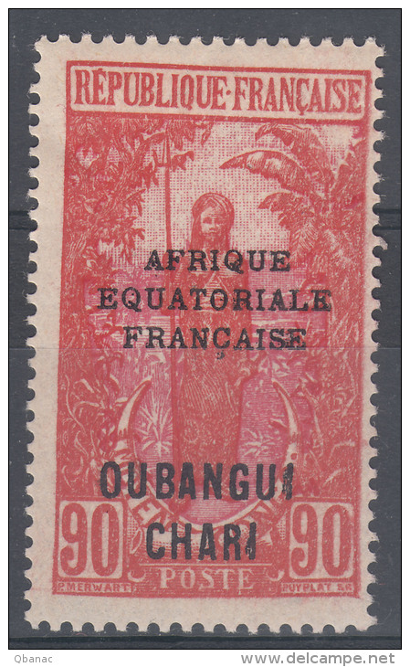 French Ubangui, Oubangui 1927 Yvert#78 Mint Hinged - Nuevos