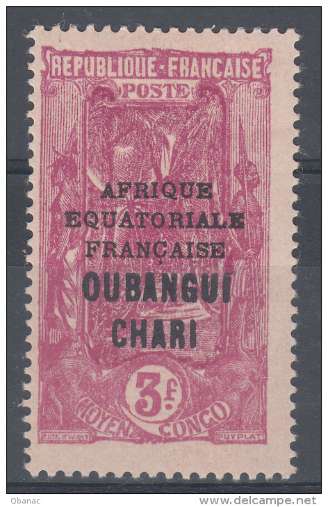 French Ubangui, Oubangui 1927 Yvert#83 Mint Hinged - Ongebruikt