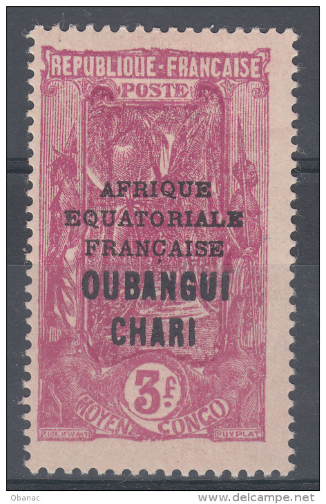 French Ubangui, Oubangui 1927 Yvert#83 Mint Hinged - Ungebraucht