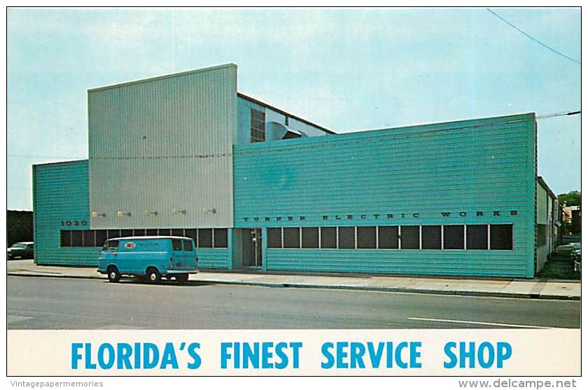 257565-Florida, Jacksonville, Turner Electric Works, Service Shop, Van, Munn Photography By Dexter Press No 25301-C - Jacksonville