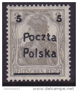 POLAND 1919 Poznan Fi 66 Mint Hinged - Ungebraucht