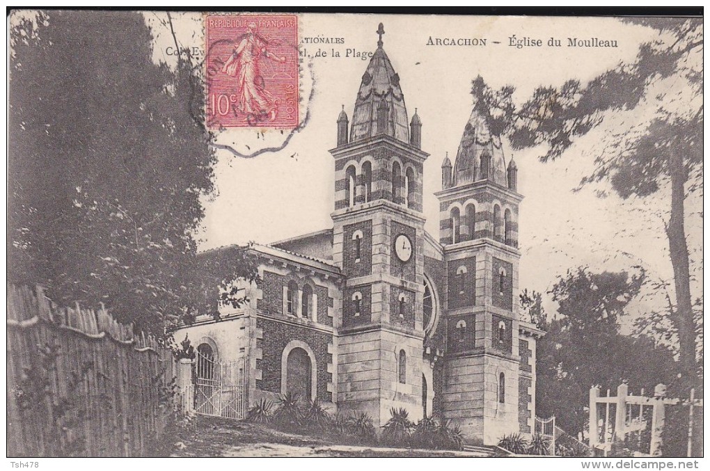 33---ARCACHON---église Du Moulleau----voir 2 Scans - Arcachon