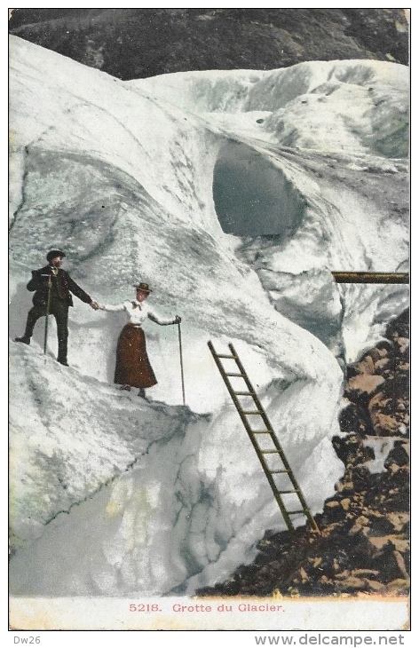 Alpinisme - Suisse - Grotte Du Glacier - Edition A.G., Kilchberg - Carte N°5218 - Alpinismo