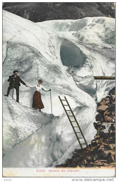 Alpinisme - Suisse - Grotte Du Glacier - Edition A.G., Kilchberg - Carte N°5218 - Mountaineering, Alpinism