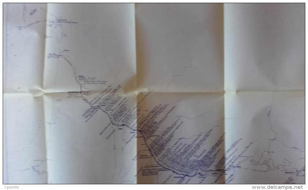 Plan De Croisière - Bateau "Le Toofani" été 1959 - Canal Du Midi - Nantes-Bordeaux Bordeaux-Sète Sète-Golfe-Juan - Europa