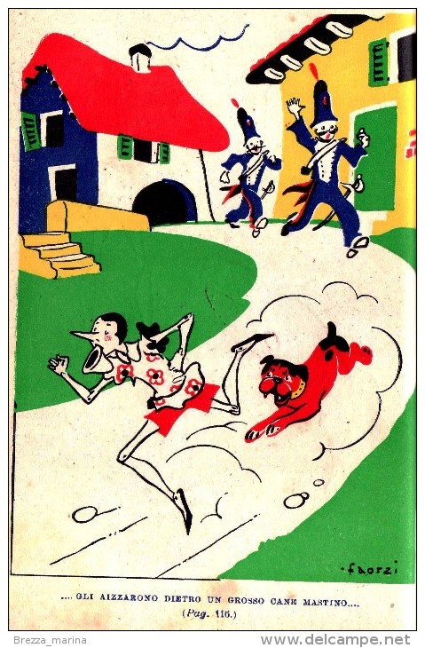 ITALIA - Usato - 1940 - Le avventure di Pinocchio - Carlo Collodi - Storia di un burattino illustrata da Fiorenzo Faorzi