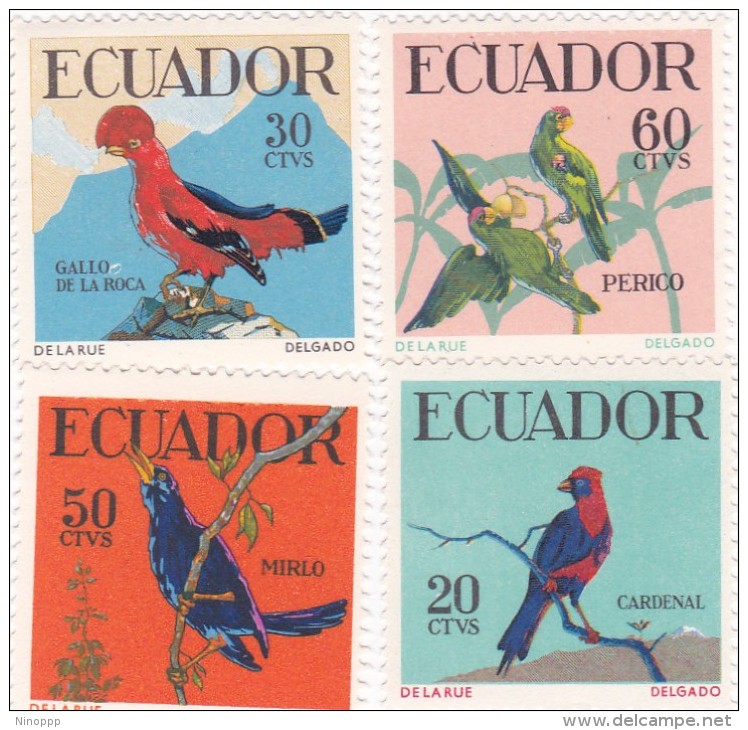 Ecuador Birds 644-47 MNH - Ecuador