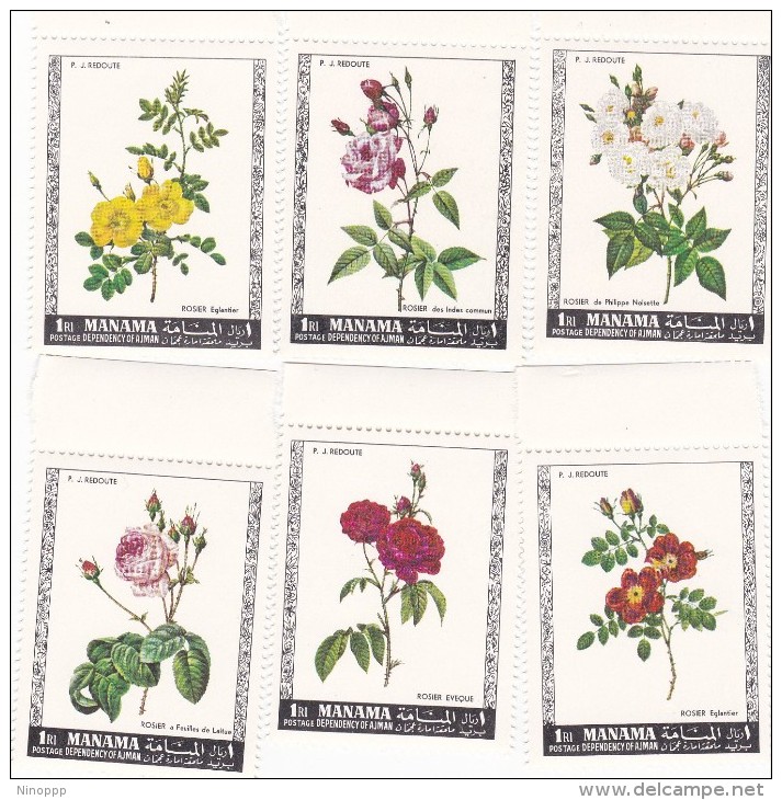 Manama Roses MNH - Rosen