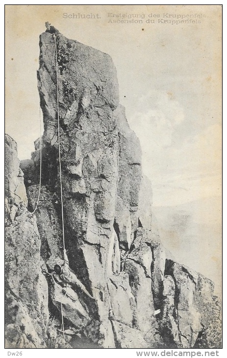 Alpinisme - Schlucht - Ersteigung (Ascension) Des Kruppenfels - Gebr. Metz - Mountaineering, Alpinism