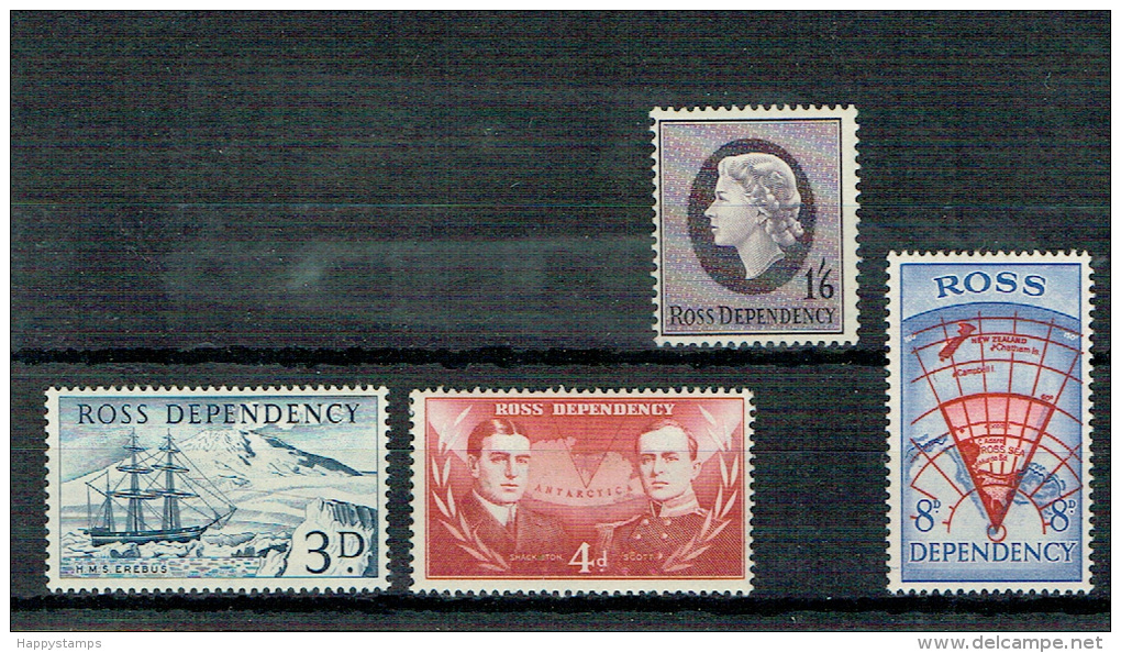 Ross - Freimarken 1957 (**/MNH) - Unused Stamps