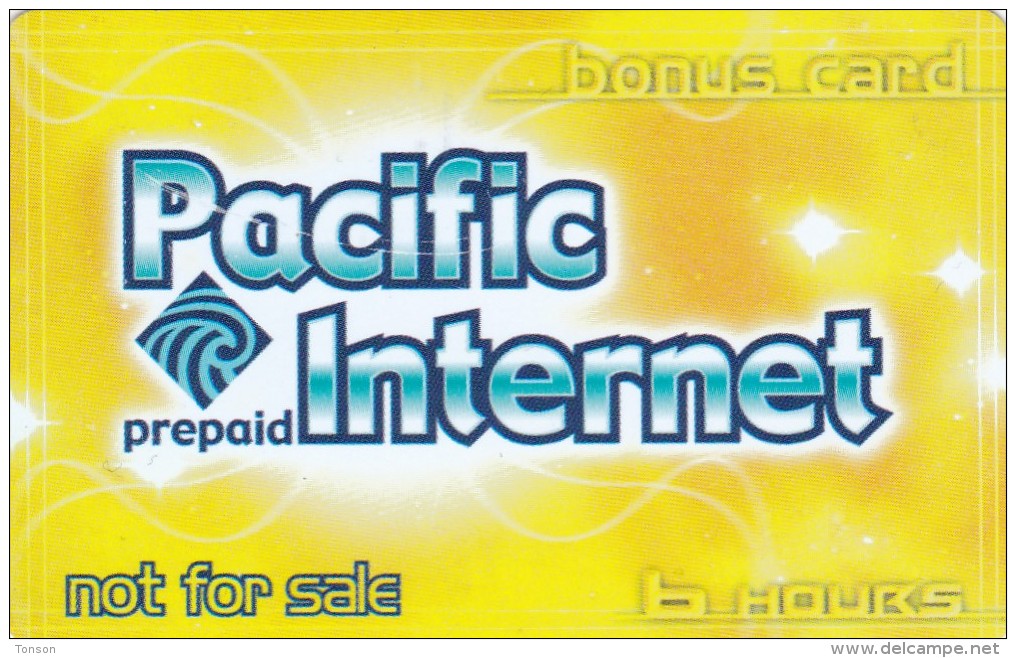 Philippines, 6 Hours, Pacific Internet Card, 2 Scans. - Philippinen
