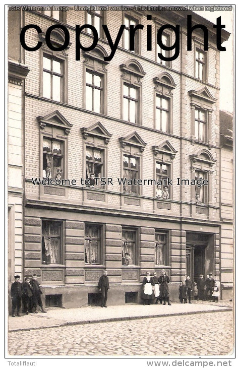 BRANDENBURG Havel Mehrfamilienhaus Belebt Original Private Fotokarte Der Zeit 25.4.1910 Gelaufen - Brandenburg