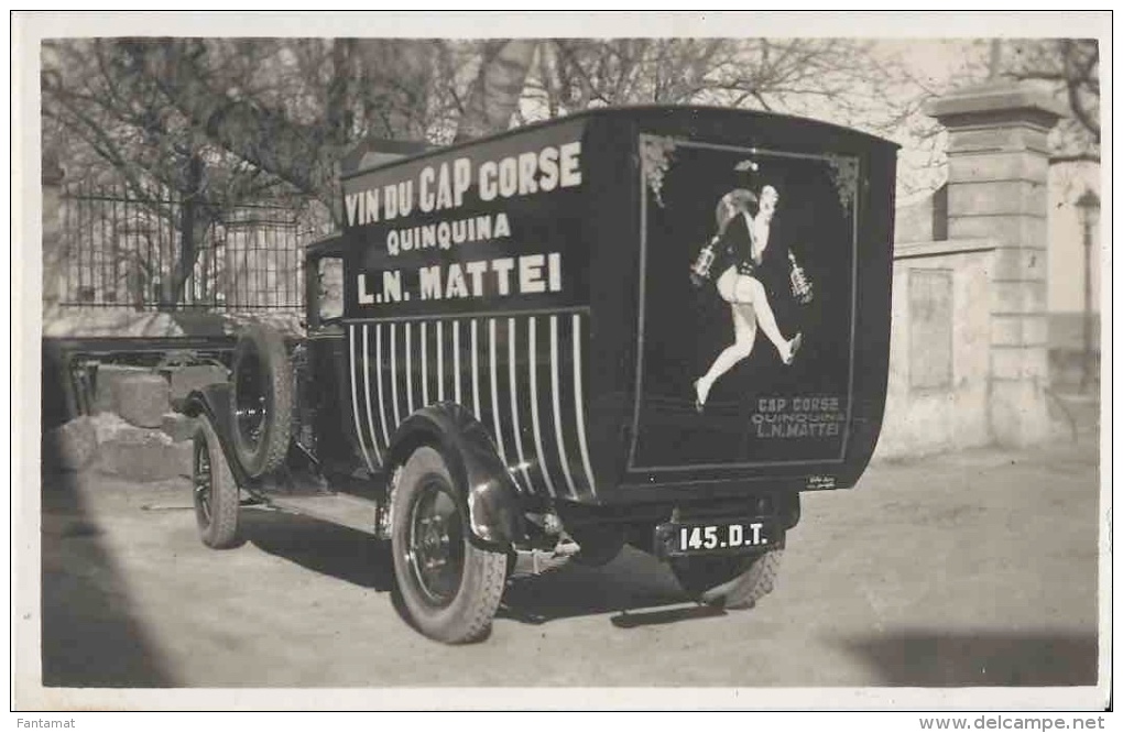 20-Corse-Carte Photo Mattei ..rare - Bastia