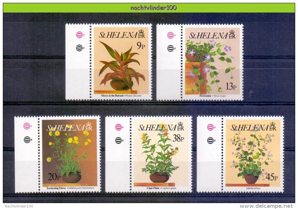 Mom123 FLORA BLOEMEN PLANTEN FLOWERS PLANTS BLUMEN FLEURS FLORES ST. HELENA 1993 PF/MNH - Andere & Zonder Classificatie