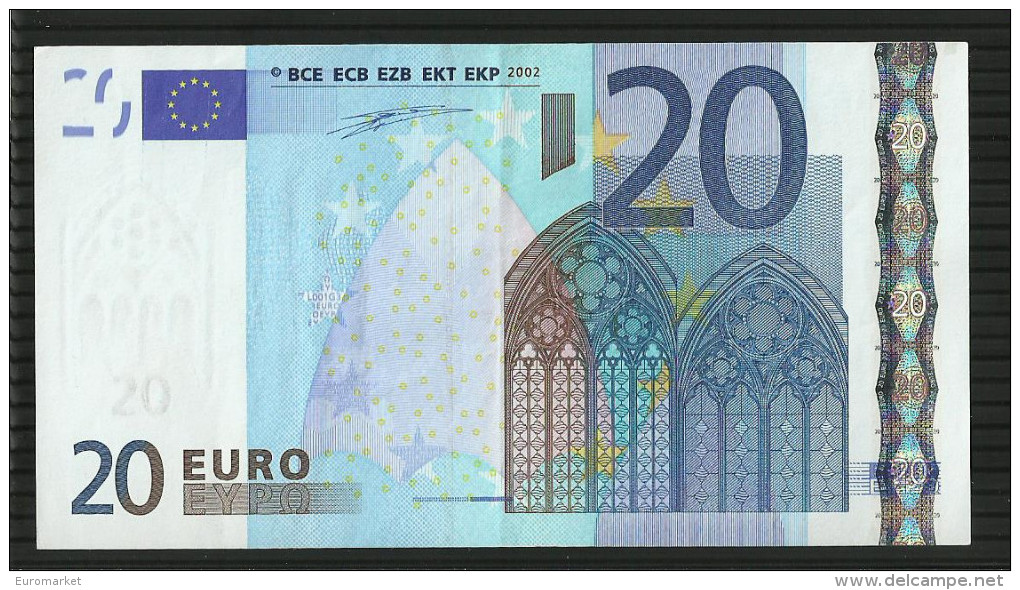 20 EURO BILLET FRANCE/FRANCIA U L001 CIRCULE/CIRCULATED DUISENBERG (COD.22) - 20 Euro