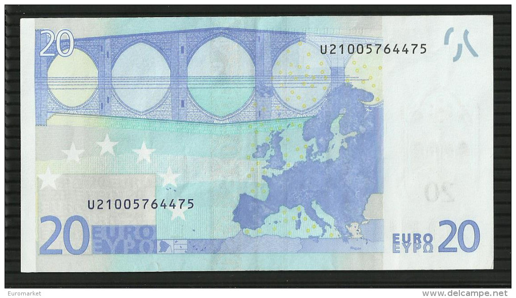 20 EURO BILLET FRANCE/FRANCIA U L001 CIRCULE/CIRCULATED DUISENBERG (COD.22) - 20 Euro