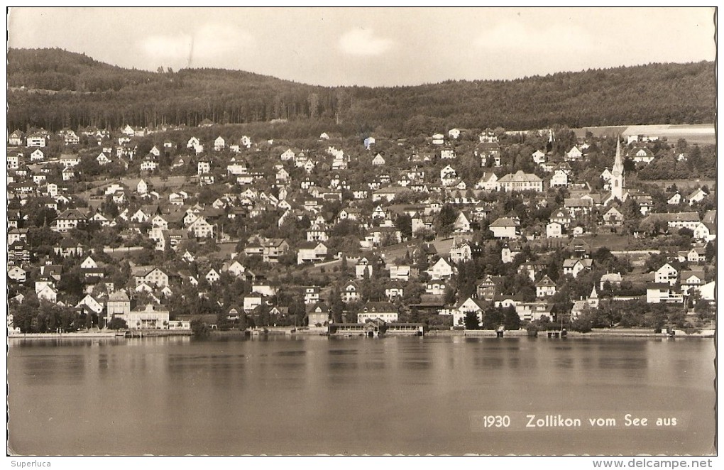 T-1930-ZOLLIKON VOM SEE AUS - Zollikon