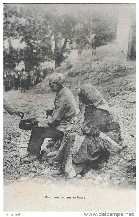 20-Corse-Mendiants Italiens En Corse..RARE - Sonstige & Ohne Zuordnung