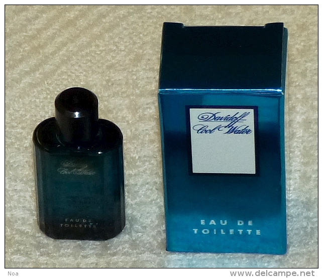 Miniature De Parfum Zino Davidoff Paris « Cool Water » Eau De Toilette - Miniatures Hommes (avec Boite)