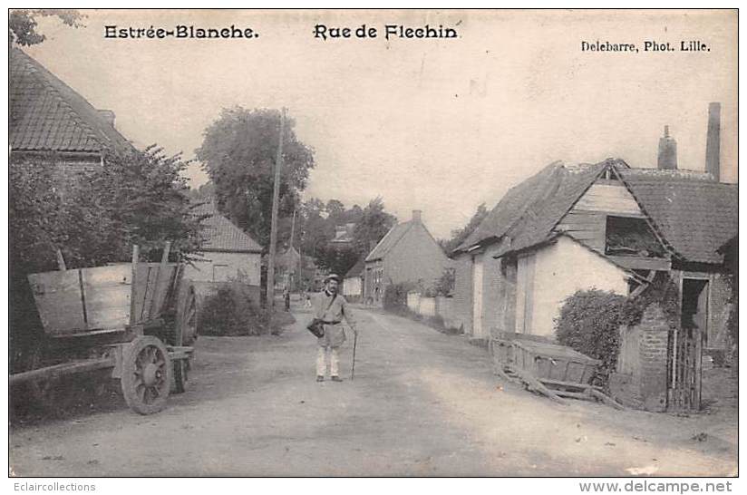 Estrée-Blanche       62      Rue De Fléchin.   Facteur En Tournée ? - Autres & Non Classés