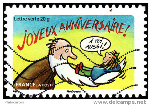 FRANCE 2014 -  YT 1055  - Joyeux  Anniversaire -oblitéré - Autres & Non Classés