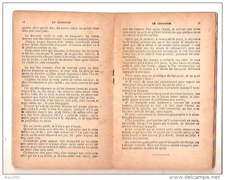 JEUX DE CARTES Pour Joueurs Nombreux Par B. Renaudet , S.bornemann, Editeur, Paris, 1929 - Palour Games