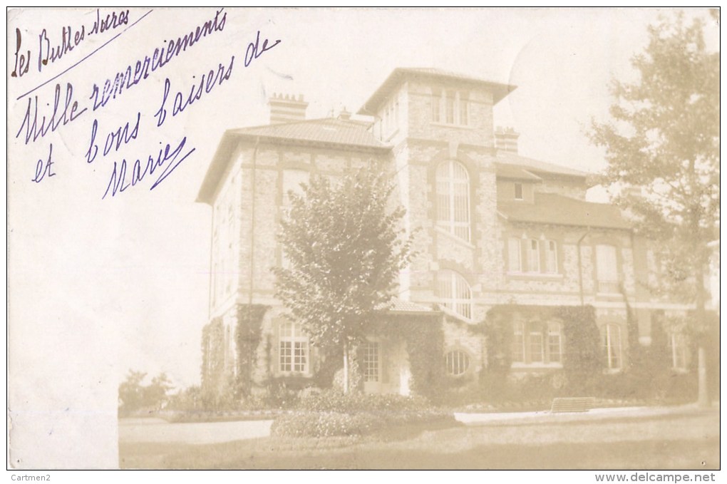 CARTE PHOTO : EPERNON LES BUTTES NOIRES CHATEAU VILLA MANOIR 1900 - Epernon