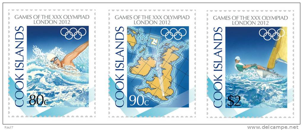 COOK // 2012 - Jeux Olympiques, London 2012 - 3v Neufs // Mnh - Zomer 2012: Londen